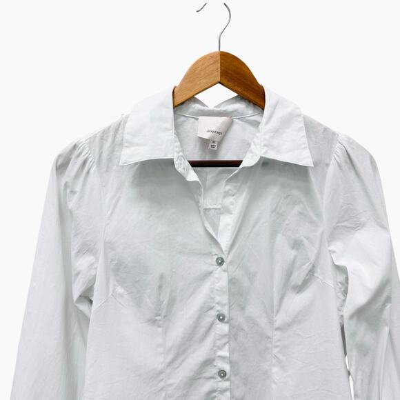 Cinq a Sept Button Down White‎ Shirt Women’s Size XS - Picture 2 of 10